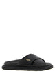 Moschino Leather Sabots With Logo