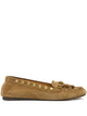 Isabel Marant Faxel Taupe Leather Moccasins