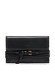 Moschino Couture Buckle Debossed Leather Bag