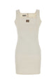 Miu Miu Ivory Jersey Mini Dress