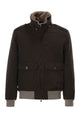 Brunello Cucinelli Padded Bomber Jacket With Shearling Collar And Tailored Details