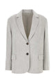 Brunello Cucinelli Light Grey Wool Blazer