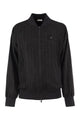 Brunello Cucinelli Pinstripe Wool-Blend Bomber Jacket With Shimmering Details
