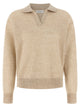 Brunello Cucinelli Waffle Processing Polo Shirt