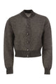 Brunello Cucinelli Openwork Mohair Cardigan With Shimmering Yarn