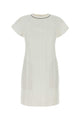Brunello Cucinelli White Viscose Blend Dress