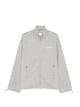 Miu Miu Grey Miu Miu Relaxed-Fit Cotton Fleece Zip-Up Sweatshirt Featuring A Contrasting Embroidered Chest Logo