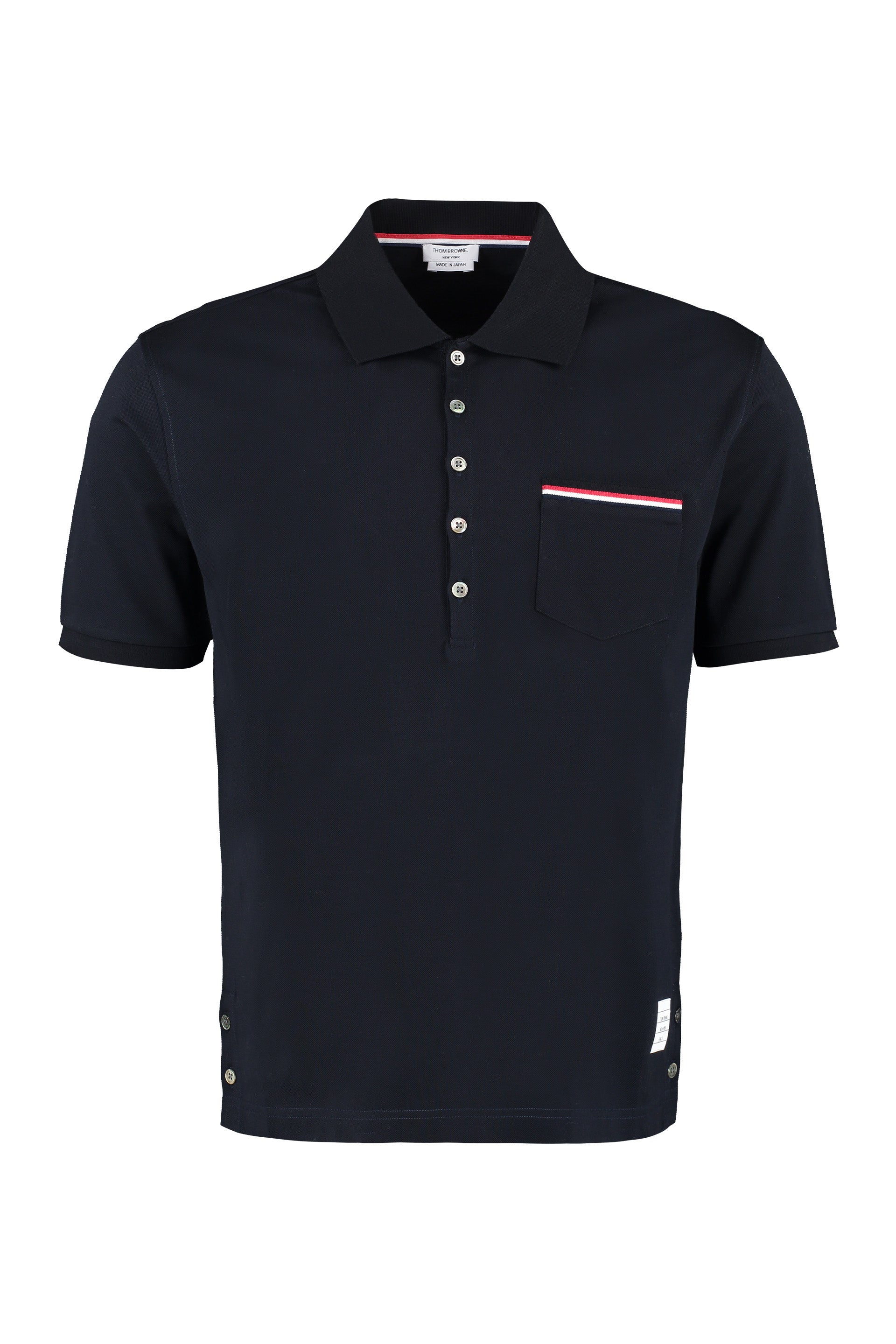 Thom Browne Cotton-Piqué Polo Shirt