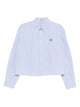 Miu Miu Miu Miu Micro Pinstripe Shirt