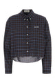 Miu Miu Embroidered Cotton Shirt