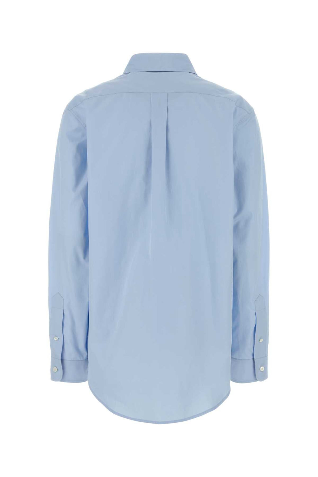Miu Miu Light-Blue Poplin Shirt