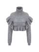 Elisabetta Franchi Wool Blend Turtle-Neck Sweater