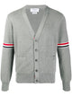 Thom Browne Rwb Cotton Cardigan