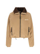 Miu Miu Cropped Fleece Jacket
