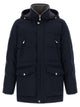 Brunello Cucinelli Wool Flannel Parka