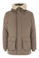Brunello Cucinelli Wool Coat With Fur Collar