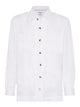 Brunello Cucinelli White Linen Shirt