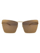 Mykita Gold Metal  Sunglasses