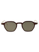 Lindberg Brown Gold Nylon Sunglasses