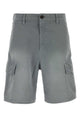 Miu Miu Grey Twill Bermuda Shorts