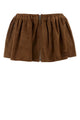 Miu Miu Camel Suede Mini Skirt