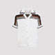 Casablanca Crochet-Knit Striped Shirt
