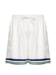 Casablanca Hotel Emblem Silk Shorts
