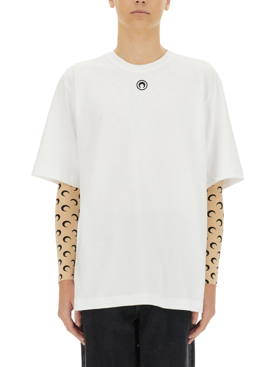 Marine Serre Moon Cotton T-Shirt