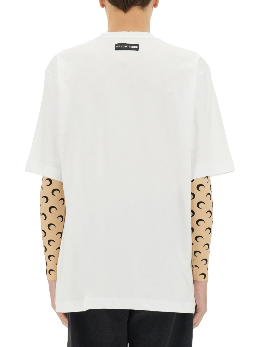 Marine Serre Moon Cotton T-Shirt