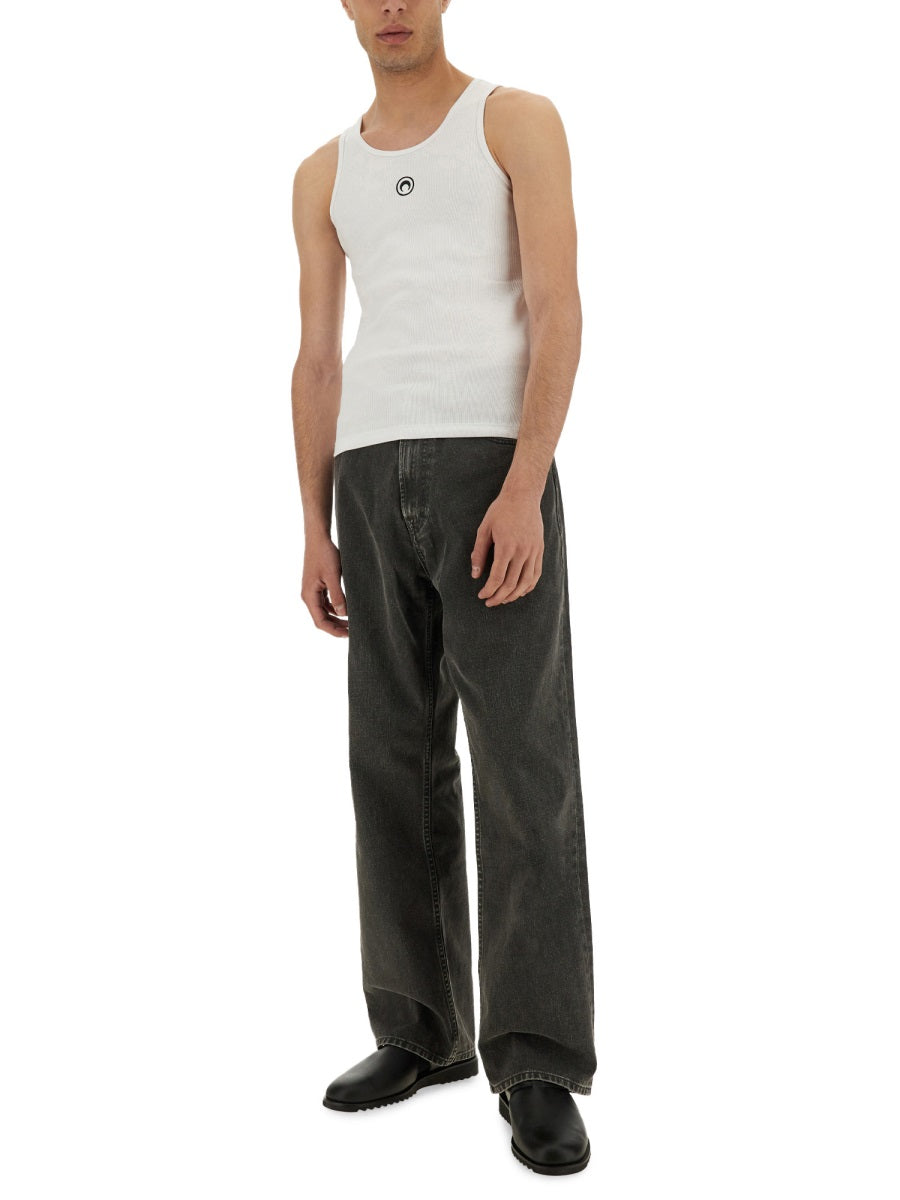 Marine Serre Moon Cotton Tank Top
