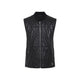 Moncler Rick Owens Black Faux Leather Zipup Vest