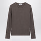 Max Mara Longsleeve Tshirt In Dark Khaki Jersey