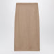 Max Mara Camel Brushed Pencil Skirt