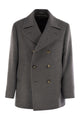 Brunello Cucinelli One-And-A-Half-Breasted Wool Coat
