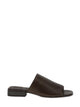Brunello Cucinelli Riding Calfskin Mules With Jewellery