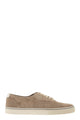 Brunello Cucinelli Reversed Calfskin Trainers