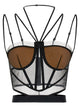 Nensi Dojaka 'Sheer Corset' Top