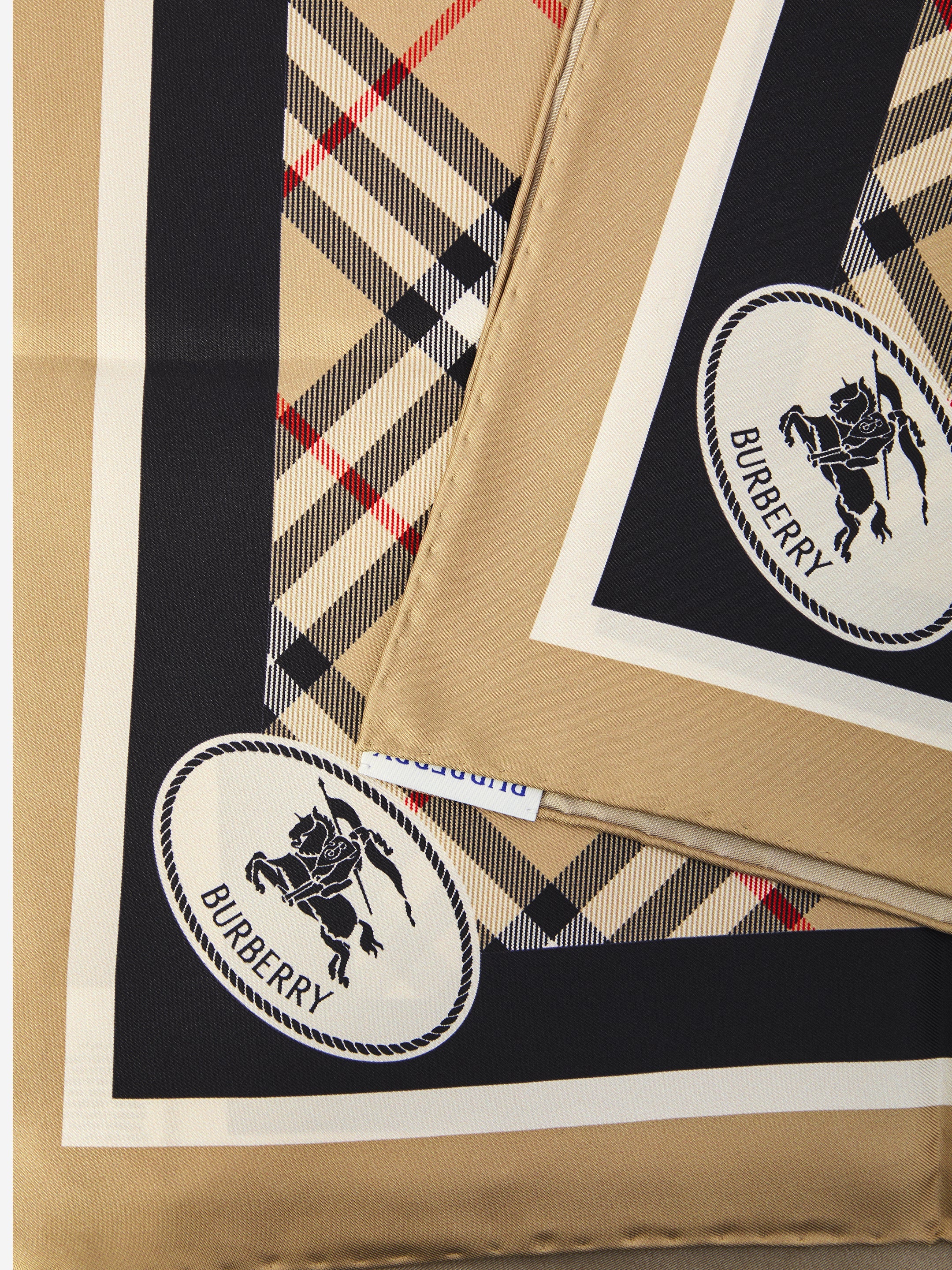 Burberry Check Silk Scarf