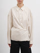 Lemaire Camicia Intrecciata In Cotone E Seta