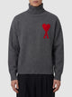 Ami Paris Ami De Coeur Turtleneck Sweater