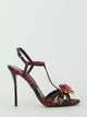 Dolce&Gabbana Red Rose Sandals