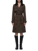 Burberry Long Pembury Trench Coat In Gabardine
