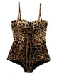 Dolce & Gabbana 'Leopardo' One-Piece Swimsuit