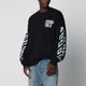 Off-White™ Black Motion Arrow Skate Cotton Sweatshirt