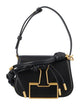 Off-White Skeleton Binder Leather Shoulder Bag