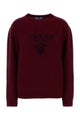 Prada Burgundy Wool Blend Sweater