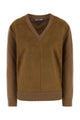Prada Camel Wool Blend Sweater