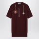Prada  Burgundy Wool Sweater With Charms