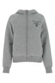 Prada Grey Cashmere Blend Down Jacket