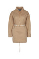 Prada Half Zipped Drawstring Jacket